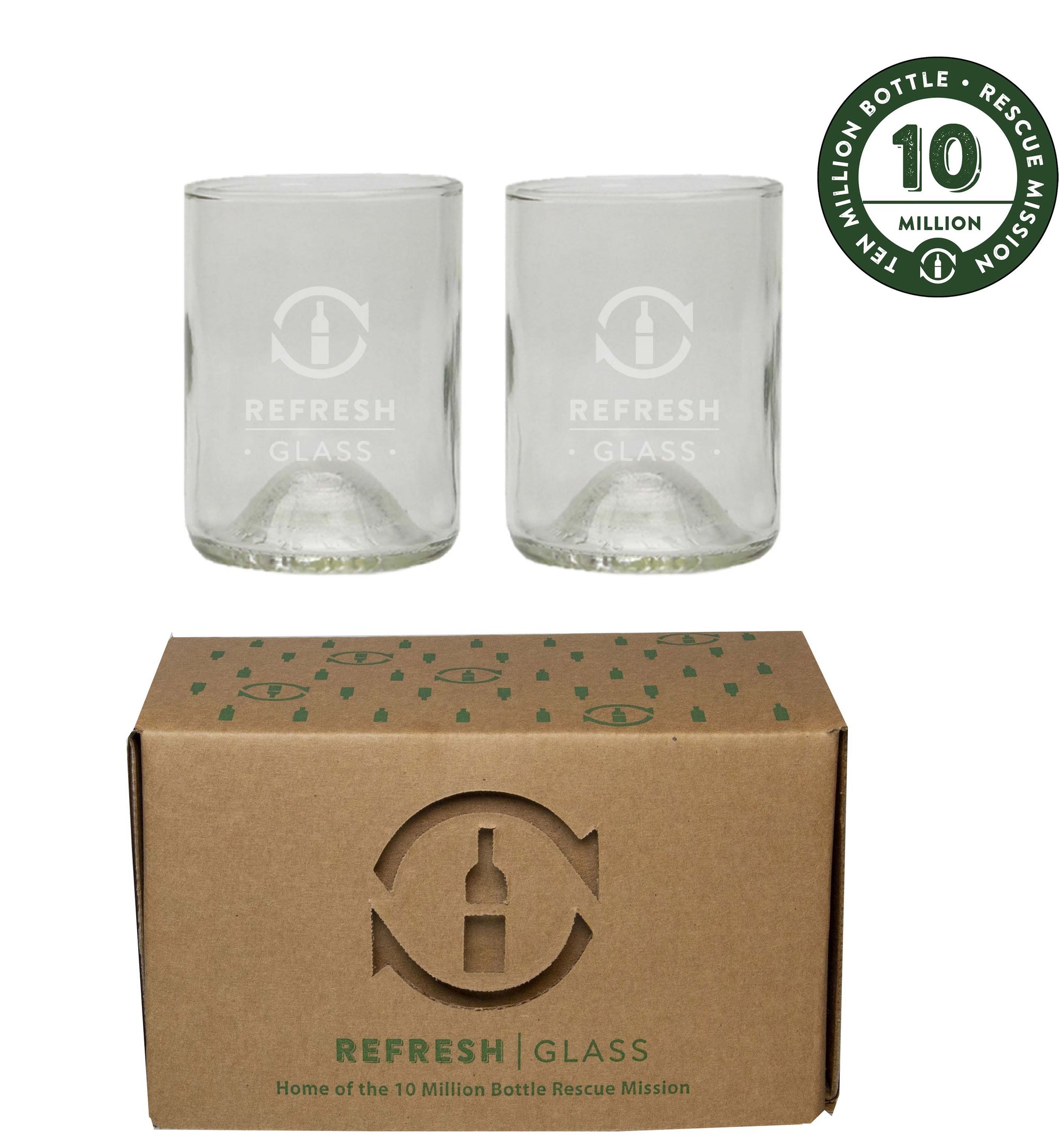 Duo : 12oz Clear 2 pack